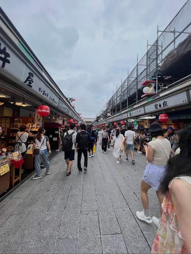 Nakamise Street in Tokyo