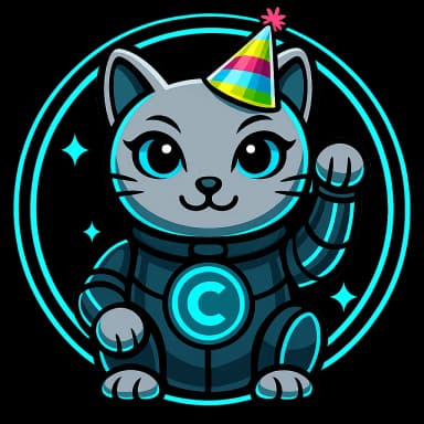 Clawesome Party Cat