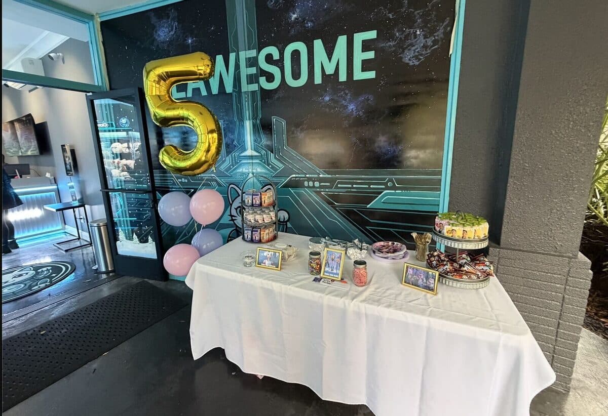 Birthday party at Clawesome arcade in San Mateo